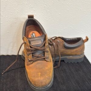 Skechers Brown Oxfords with Classic Design